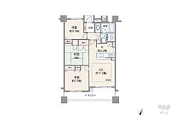 間取図画像 3LDK