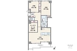 間取図画像 2SLDK