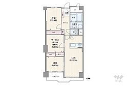 間取図画像 2SLDK