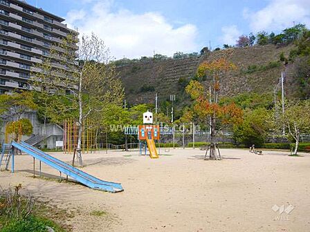 敷地の南側にある『すみれガ丘東公園』