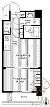 松ヶ枝町プライマリーワン  ｜ 大阪府大阪市北区松ケ枝町（賃貸マンション1LDK・4階・30.00㎡） その2