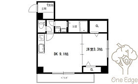 リップル南森町I  ｜ 大阪府大阪市北区紅梅町（賃貸マンション1LDK・8階・34.16㎡） その2