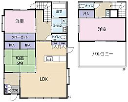 平谷川瀬戸建  ｜ 福島県いわき市平谷川瀬2丁目（賃貸一戸建3LDK・--・96.46㎡） その2