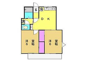 神奈川県川崎市高津区明津（賃貸マンション2DK・3階・38.00㎡） その2