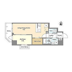 間取図画像 1LDK