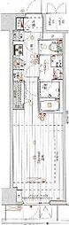 東京メトロ日比谷線 小伝馬町駅 徒歩4分の賃貸マンション 5階1Kの間取り