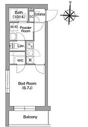 墨田区亀沢2丁目マンション 1Kの間取図画像
