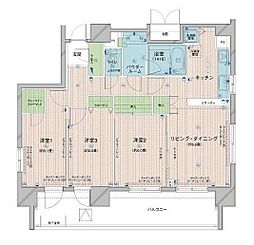 メインステージ浅草橋 3LDKの間取図画像