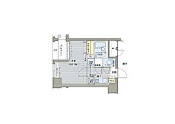 メインステージ日本橋馬喰町駅前 1Kの間取図画像