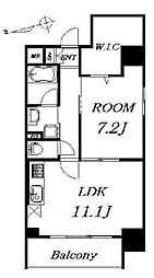 MizuhoFlats 1LDKの間取図画像