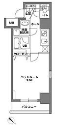 KDX岩本町レジデンス 1Kの間取図画像