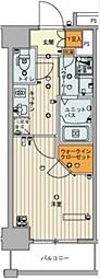 スカイコート両国参番館 1Kの間取図画像