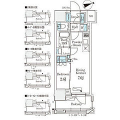 物件の間取り