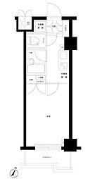 ルーブル日本橋 1Kの間取図画像