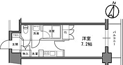 クオリア小石川 1Kの間取図画像