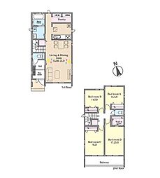 柏市南増尾4期　新築戸建C号棟