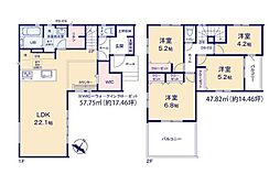 千葉市中央区蘇我3期　新築戸建1号棟