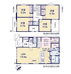 柏市豊上町2期　新築戸建3号棟