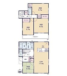 柏市第3増尾4丁目　新築戸建2号棟