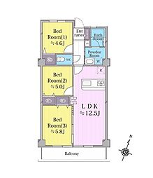 間取図画像 3LDK