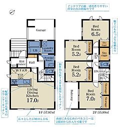 千葉市花見川区こてはし台1丁目第3　新築戸建2号棟