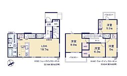 柏市布施新町3期　新築戸建