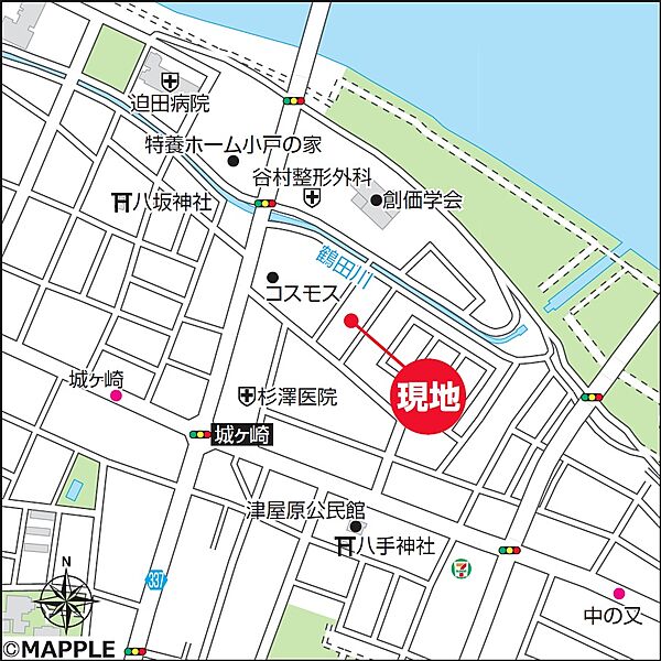 地図を拡大表示