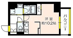 MORINOMIYAHOUSE ワンルームの間取図画像