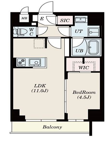 S-RESIDENCE錦糸町South 501｜東京都江東区毛利２丁目(賃貸マンション1LDK・5階・38.34㎡)の写真 その2