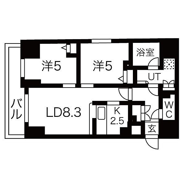 プレール・ドゥーク南千住 502｜東京都荒川区南千住５丁目(賃貸マンション2LDK・5階・51.07㎡)の写真 その2