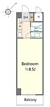 カルム築地 3F ｜ 東京都中央区築地２丁目6-2（賃貸マンション1R・3階・25.93㎡） その2