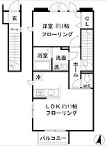 ｈａｒｕｎｏ 201 ｜ 東京都墨田区立花５丁目16-7（賃貸アパート1LDK・2階・46.64㎡） その2