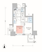 アーバネックス深川木場 805 ｜ 東京都江東区東陽３丁目6-11（賃貸マンション1DK・8階・25.46㎡） その2