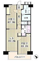 リューズ・リバー月島 502 ｜ 東京都中央区月島４丁目19-9（賃貸マンション2LDK・5階・56.10㎡） その2