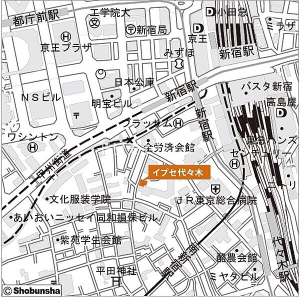イプセ代々木 503｜東京都渋谷区代々木2丁目(賃貸マンション1DK・5階・24.48㎡)の写真 その5