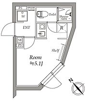 アトリオフラッツ野方 203 ｜ 東京都中野区若宮1丁目55-2（賃貸マンション1R・2階・16.37㎡） その2