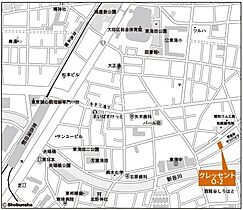 クレッセントO-2 205 ｜ 東京都大田区北糀谷2丁目15-5（賃貸マンション1K・2階・17.50㎡） その15