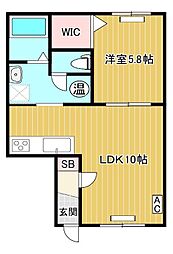 プードリエサクラ 2階/2-C
