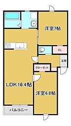 仮)西16南5アパート 1階/103