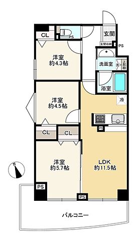 間取り 朝日パリオ国分寺 2階/-