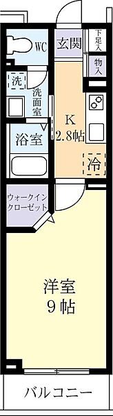 ウイングコート大町 0303｜茨城県水戸市大町1丁目(賃貸マンション1K・3階・29.96㎡)の写真 その2