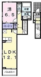 イーケートラスト 1LDKの間取図画像