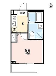robot home 鉄道博物館II 1階1Kの間取り