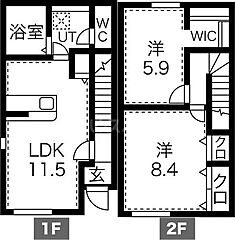 物件の間取り