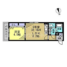 間取図画像 1DK
