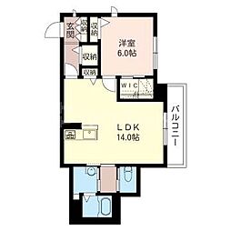間取図画像 1LDK