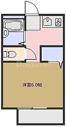 パナホーム諏訪 ワンルームの間取図画像