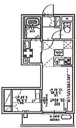 クレア土呂 1LDKの間取図画像