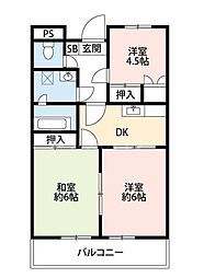 グランデージ大宮壱番館 3DKの間取図画像