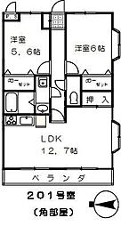 コモド大宮上小町第一 2階
